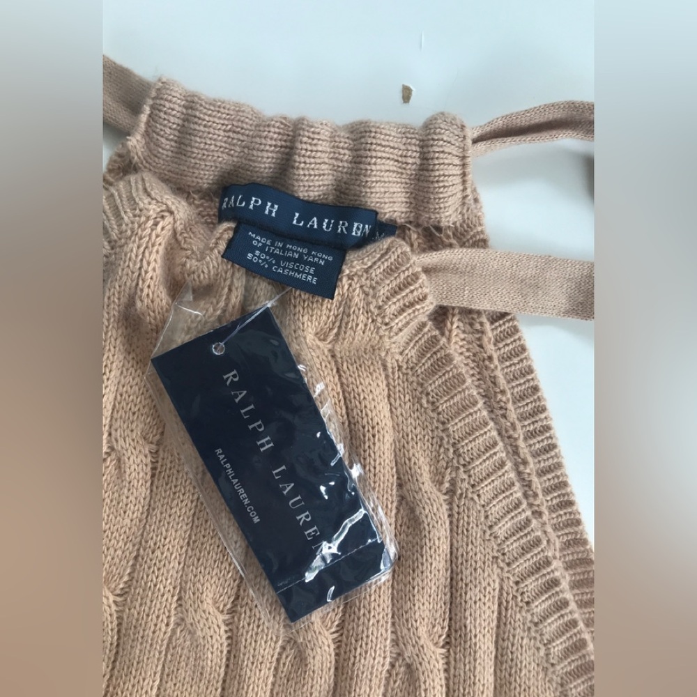 NWT! Ralph Lauren Cable-Knit Wool And Cashmere Long Dress Size: M - Picture 5 of 9